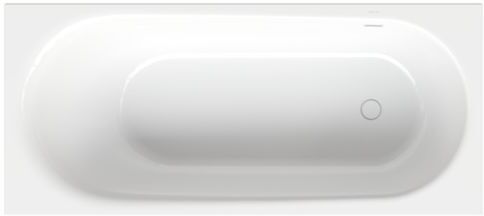 Bette Badewanne BetteComodo 1641000Plus 180x80cm, weiß GlasurPlus, seitlicher Überlauf