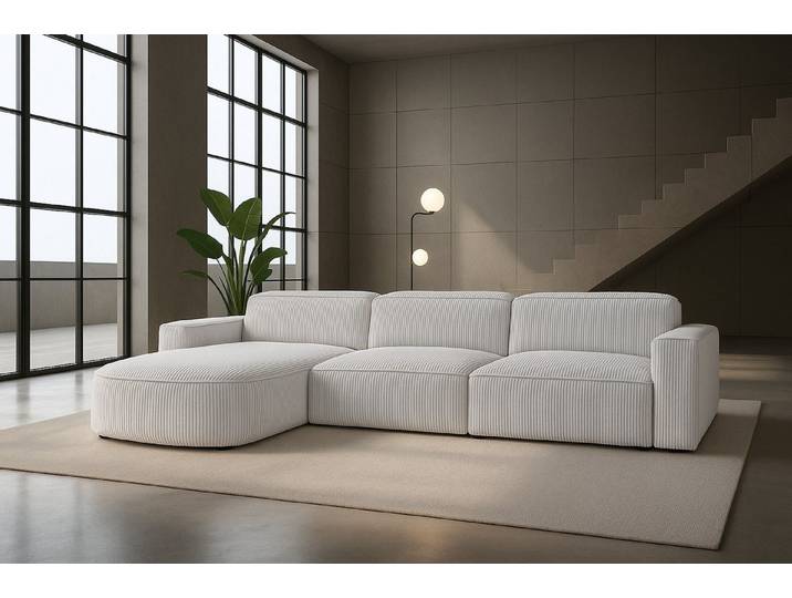 Kaiser Möbel Ecksofa Cursal Round – modulares L-Sofa mit sanften Rundungen, Einzelsofa, L-Form, modulares System, modernes Design