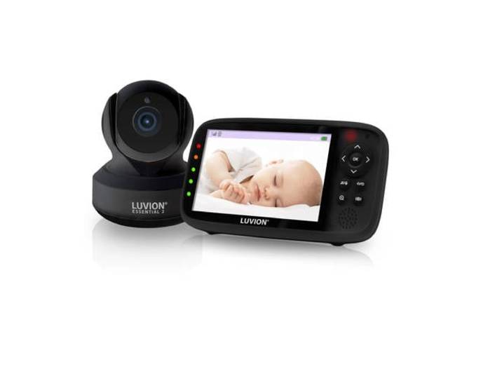 Luvion Essential 2 Black babyfoon met camera
