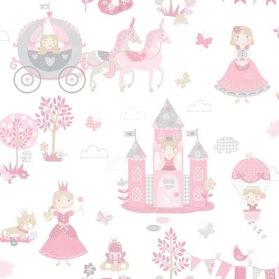 Galerie Wallcoverings Tiny Tots 2 Fairytale Princess Non-woven Matte Wallpaper Roll