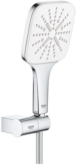 Grohe Rainshower SmartActive 130 Cube Wandhalterset, 3 Strahlarten