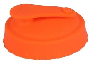 Uplift Essentials Reusable Silicone Soda Can Lid & Beverage Stopper orange