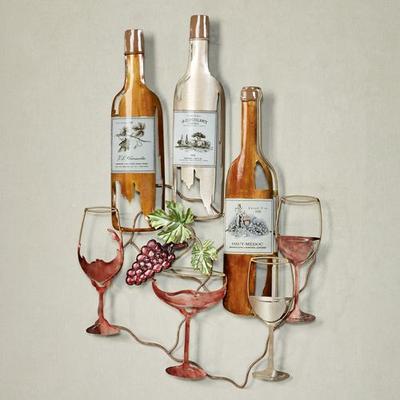 Touch of Class Pouring Wine Wall Art Burgundy , Burgundy