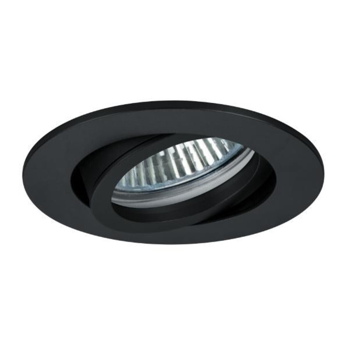 Brumberg Leuchten BRUM NV inbouwspot matzwart met GU5,3 fitting en kantelbaar ontwerp