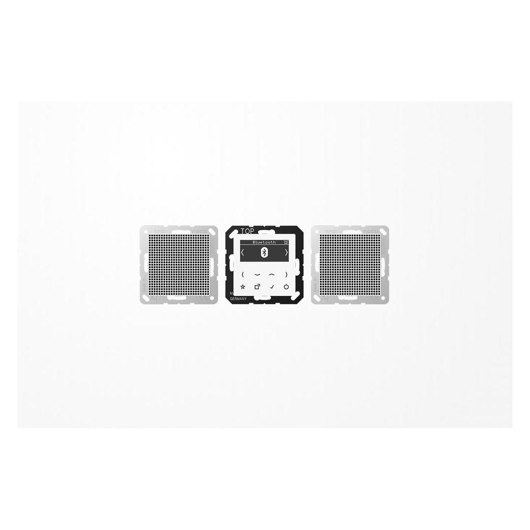 JUNG DABA2BTWW Smart Radio DAB (DAB+, FM, Bluetooth) (DABA2BTWW)