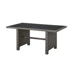 a casa mia Gartentisch  Bregenz ¦ grau ¦ Maße (cm): B: 85 H: 67