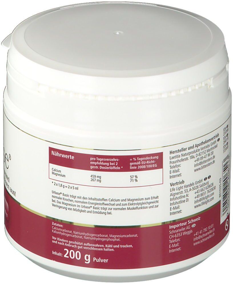 Urbase I Extra Basenpulver 200 g Pulver