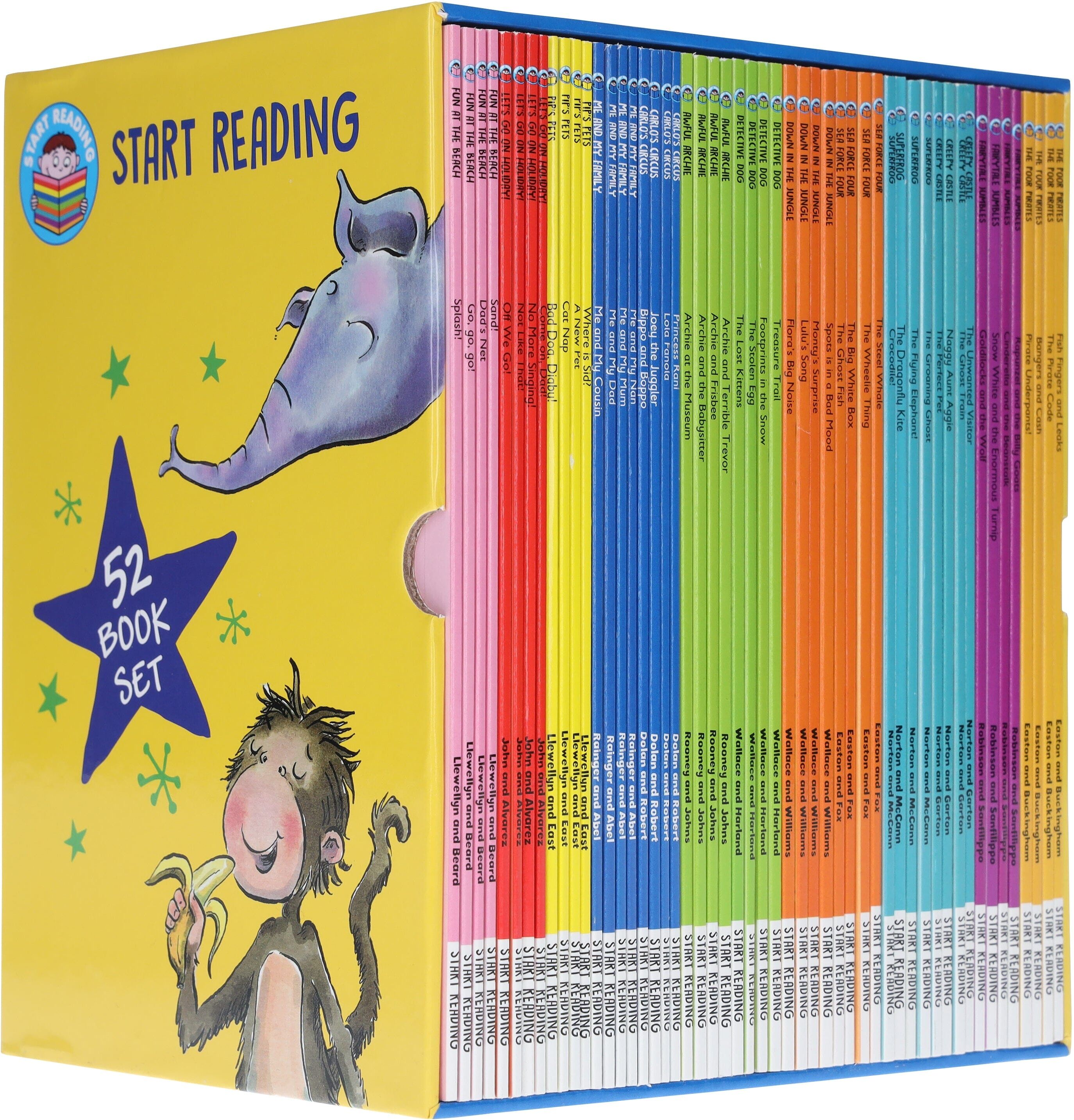 Start Reading 52 Books Collection Box Set Level 1 to 9 - Ages 5-7 - Paperback Hachette