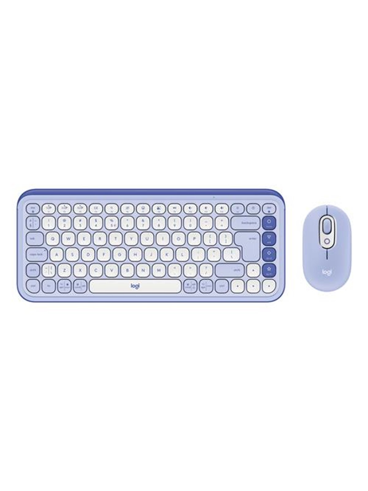 Logitech POP Icon Combo - Tastatur & Maus Set - Universal - Weiss