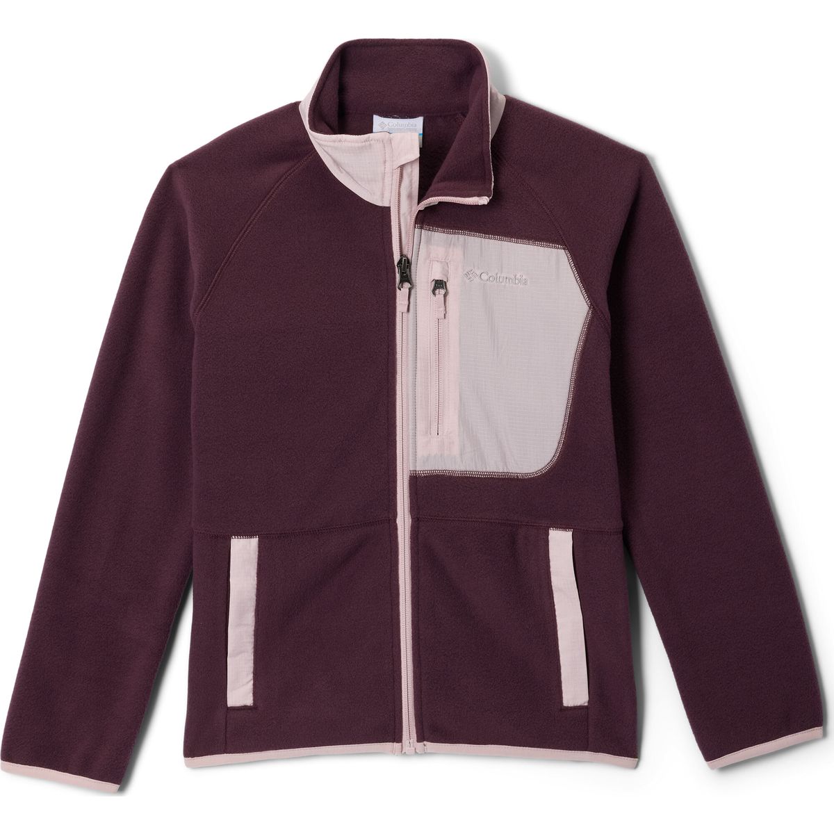 Columbia Youth Fast Trek V Fleece Jacket moonvista, mineral pink (607) XXS 215645-2156451-607-XXS