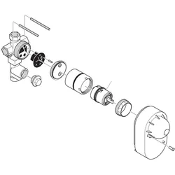 Hansgrohe Kugelkartuschen-Umrüstset , 13599000 13599000
