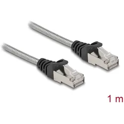 DELOCK RJ45 Kabel Cat.6A U/FTP mit Metallmantel 1 m