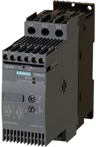 Siemens 3RW3017-1BB14 3RW30171BB14 Sanftstarter Motorleistung bei 400V 5.5kW Motorleistung bei 230V 3kW 400 V/AC Nennstrom 12.5A
