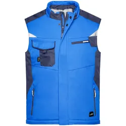 Winter Softshellweste "JN825" - 3XL - royal/navy