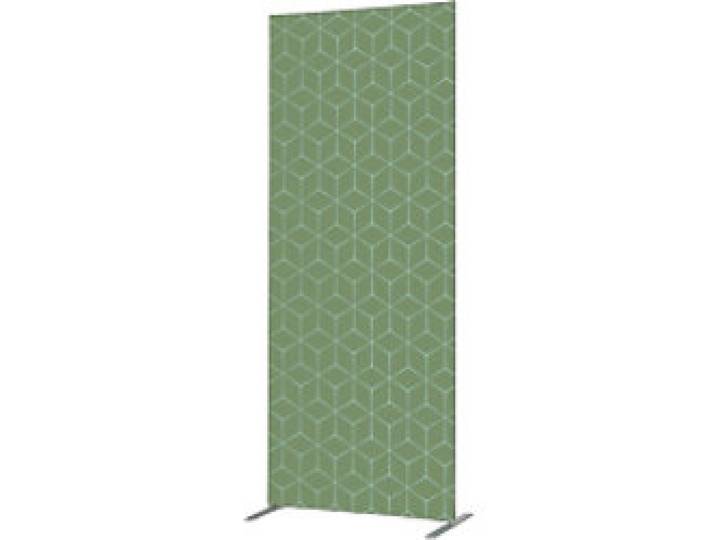 SHOWDOWN Deco Raumteiler Aluminium Grün 870 x 450 x 2.020 mm