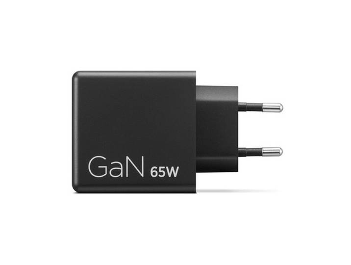 Lenovo dubbele USB-C 65 W GaN oplader, 2-poorts USB-C snellader