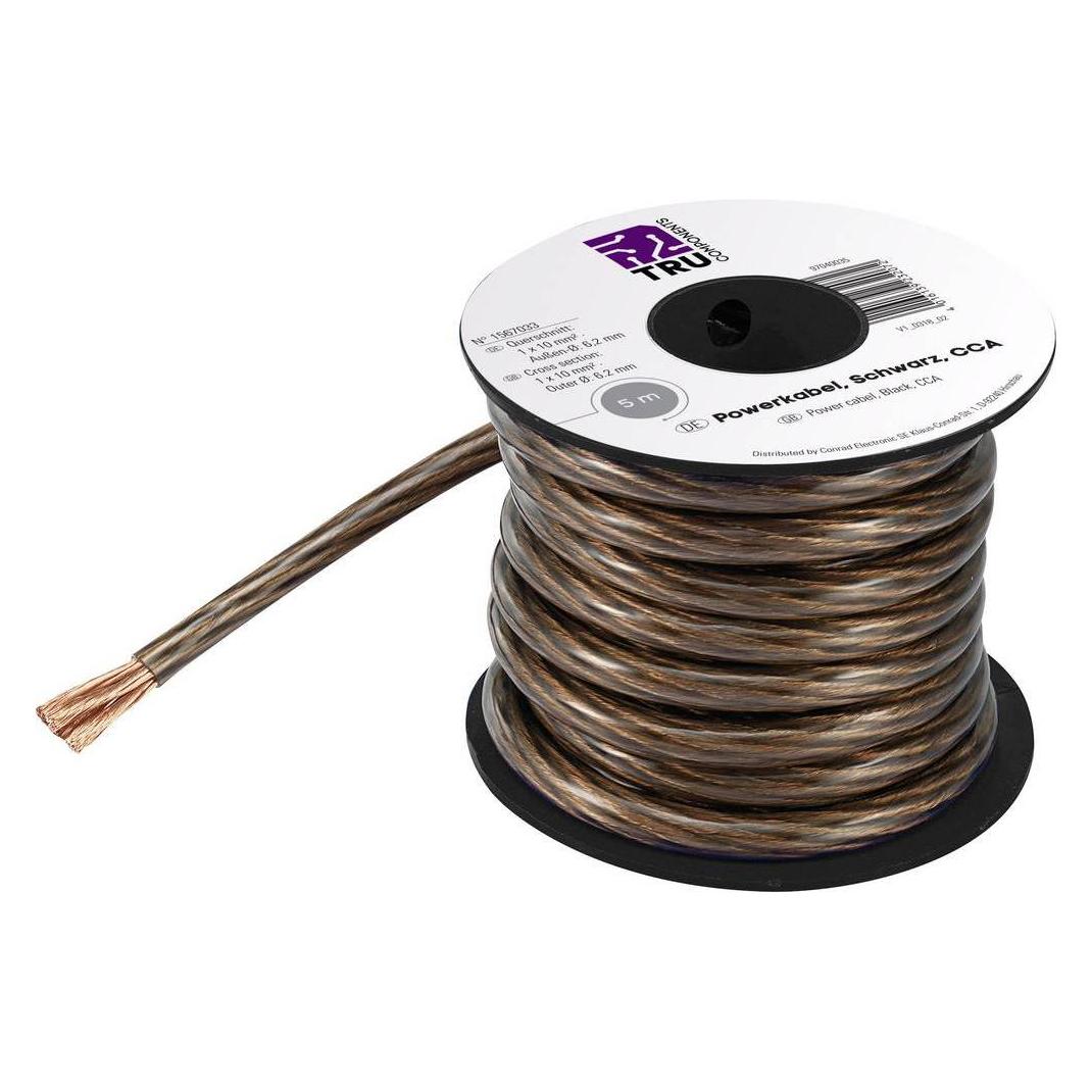Tru Components CCA Powerkabel (5 m) (1567036)