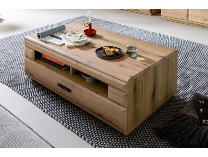Couchtisch Naxos , auf Rollen , 115x68 , Eiche Evoke