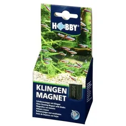 Hobby Scheibenreiniger Klingenmagnet (Aquarium Reinigung, Magnetreiniger), Aquarium Pflege