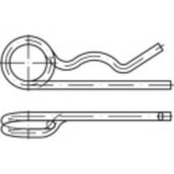 TOOLCRAFT Federstecker Stahl galvanisch verzinkt 200 St. 146494