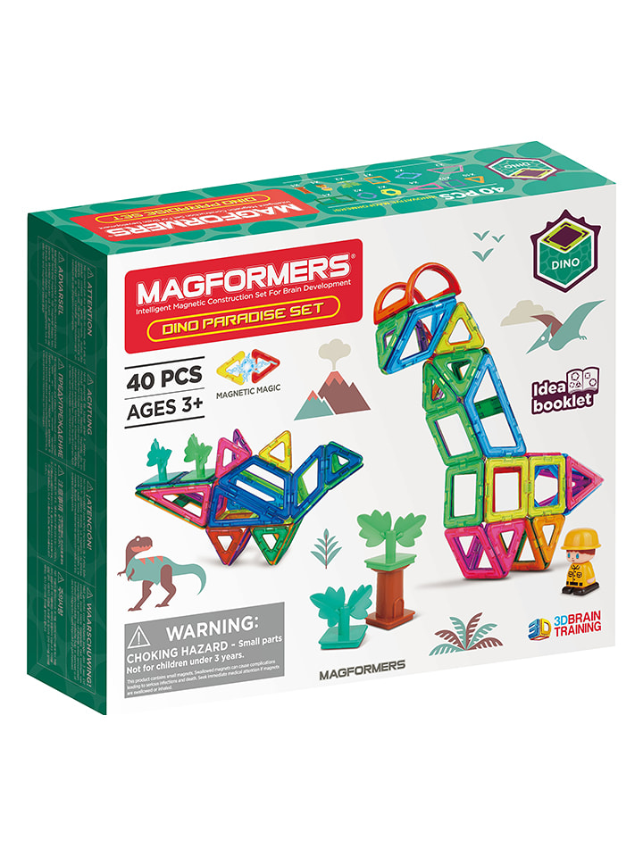 Konstruktionsspielzeug "Magformers Dino Paradise Set" - ab 3 Jahren - onesize