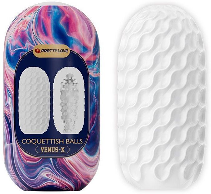 Pretty Love Venus X - Coquettisch Ball - Masturbateur - Blanc