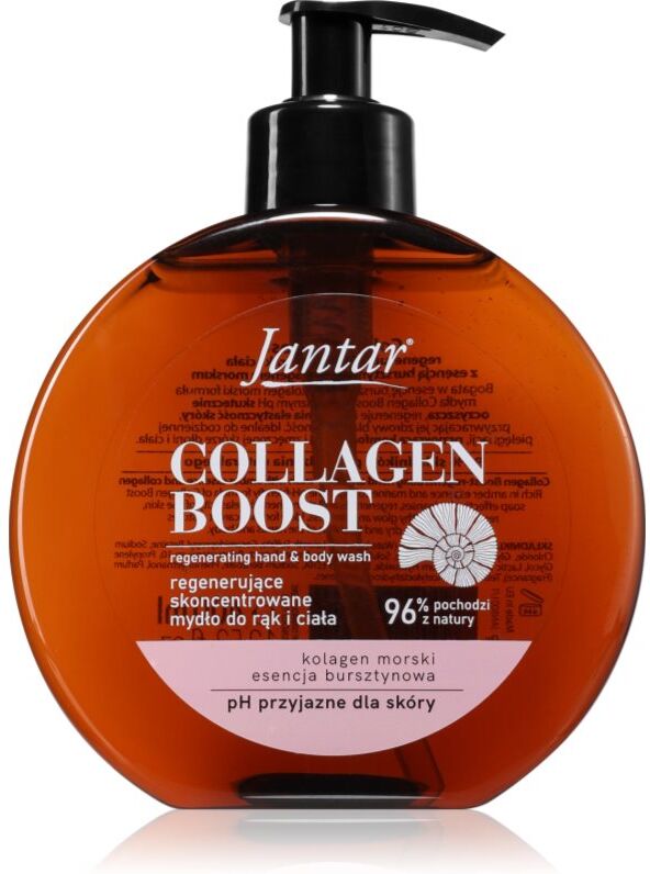 Farmona Jantar Collagen Boost gel de douche mains et corps 400 ml