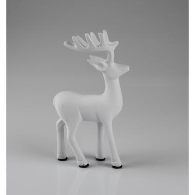 Dekofigur AM DESIGN "Dekoobjekt, aus Aluminium", weiß, B:10cm H:17cm, Aluminium, Dekofiguren, 3er Set, BxH: 10x17 cm