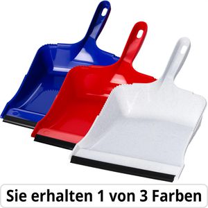 BÜMAG Kehrschaufel eckig, 5/112 ML, Schaufelgröße 21 x 18 cm, mit Gummilippe