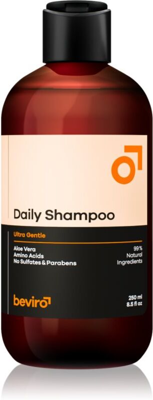 Beviro Daily Shampoo Ultra Gentle shampoing pour homme à l'aloe vera Ultra Gentle 250 ml