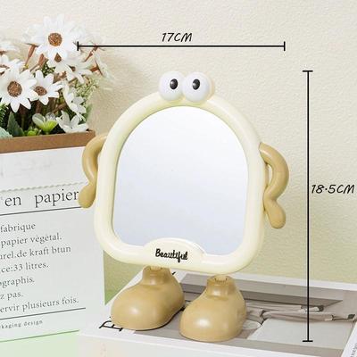 Fusion Finds Cute Cartoon Desktop Makeup Mirror With Stand Portable Kids Vanity Mirror For Bedroom, Desk & Travel a1
