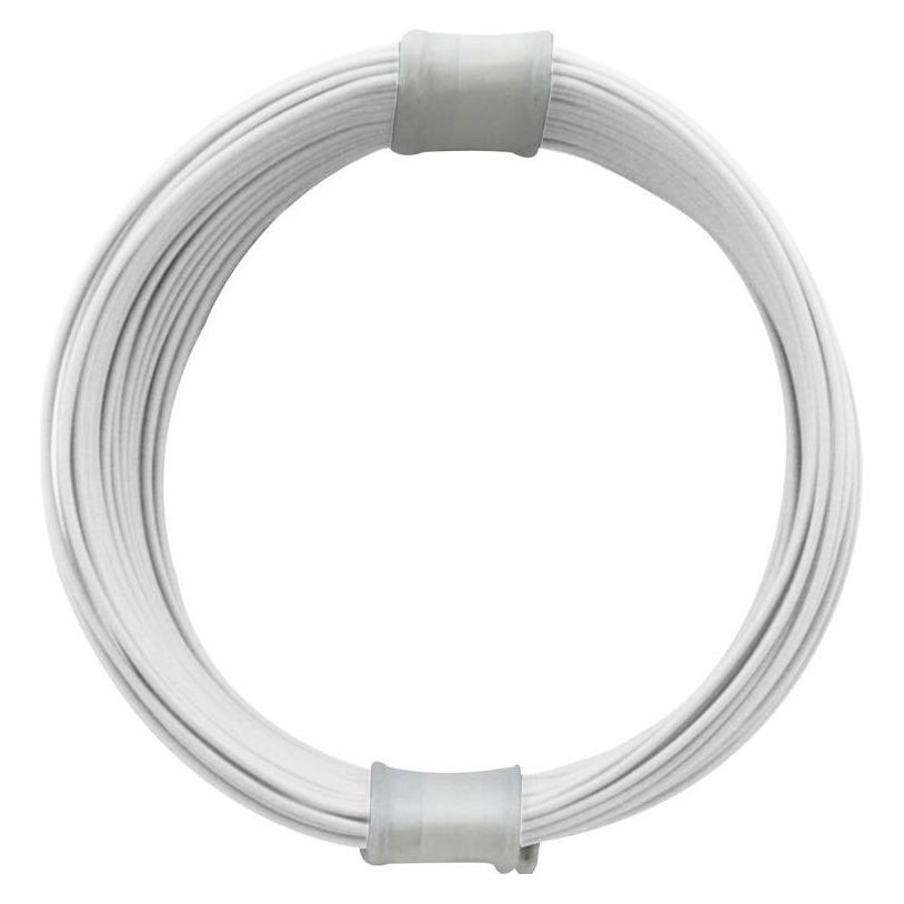 Donau Kupferschalt Litze hochflexibel 0,04 mm² / 10 m weiss (10 m) (112-5)