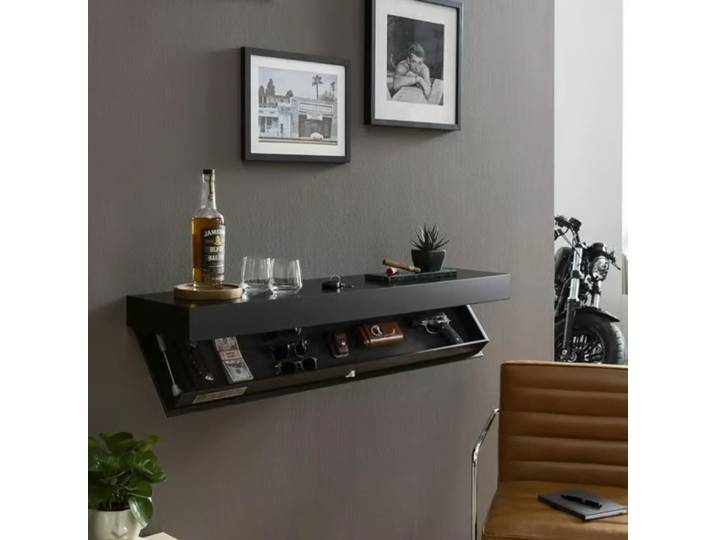 Étagère de créateur créative avec compartiment secret, étagère flottante dissimulée, solution de rangement murale, décoration de maison moderne