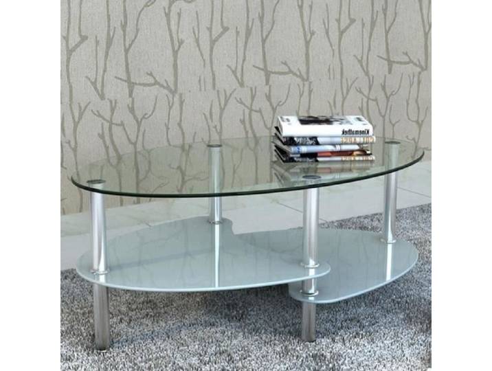 Table basse avec design exclusif Blanc 240508