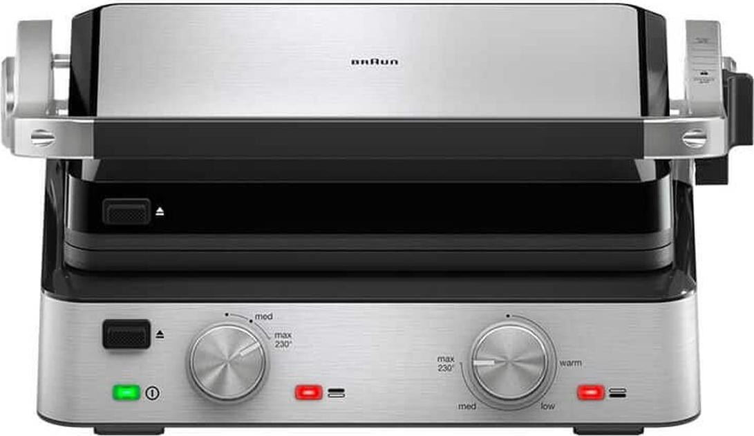 Braun Contactgrill Multigrill 7 CG 7020 Zwart en Zilver