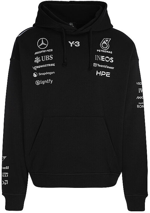 Y-3 Kapuzensweater - Hoodie  Y-3 x MERCEDES - AMG PETRONAS schwarz   XXL XXL