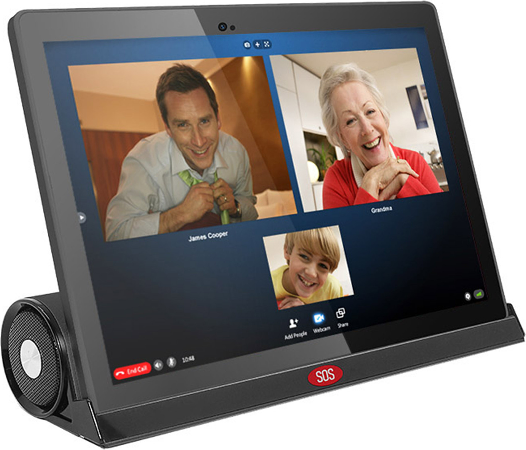 Lipa F50 Senioren-Tablet - Senioren Handy - Senioren telefon 4G - Mit Dockingstation - 10,1 Zoll - 4G-SIM - Android 13 - SOS-Notruftaste - GPS