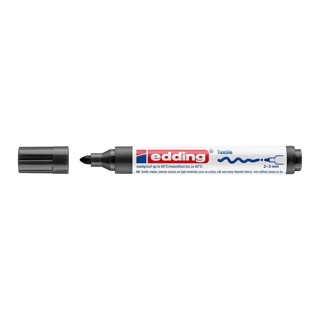 edding 4500 Textilmarker schwarz 2,0 - 3,0 mm, 1 St.