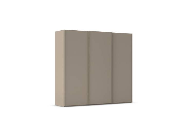 Rauch Möbel Schwebetürenschrank Taro, Fango, 9 Fächer, 242x223x69 cm, Typenauswahl, Beimöbel erhältlich, umfangreiches Zubehör in verschiedenen Größen erhältlich, Schlafzimmer, Kleiderschränke, Schwebetürenschränke