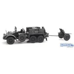 Artitec Fertigmodell Krupp-Protze + 3,7-cm-PaK grau 387.381