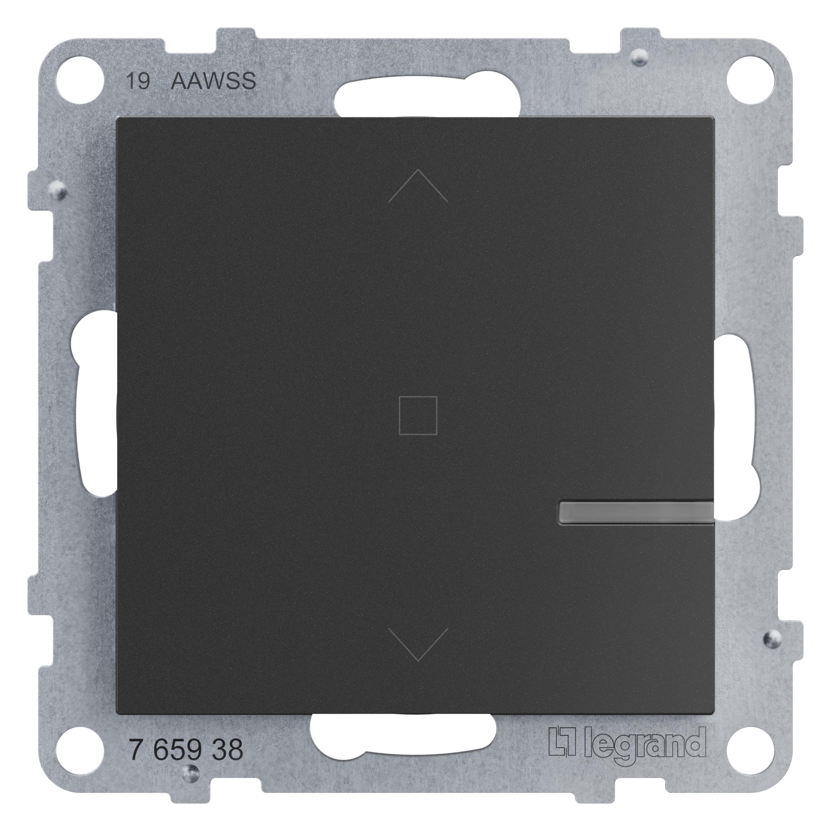 Legrand Seano with Netatmo 765938 Rollladenschalter Anthrazit (765938)
