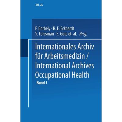 Internationales Archiv für Arbeitsmedizin / International Archives of Occupational Health, Set von , Springer Berlin, 978-3-662-37289-0