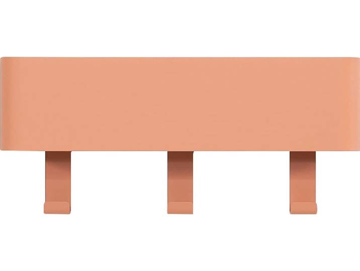 Garderobenhalter SPINDER DESIGN Dax Play , rosa, B:27cm H:12cm T:7,5cm, Metall, Garderobenhalter, Garderobenhalter, Metall, Breite 27 cm