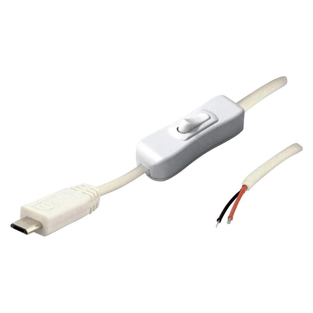 BKL Electronic MUSB - Micro-USB Kabel Stecker mit Schalter (10080117)
