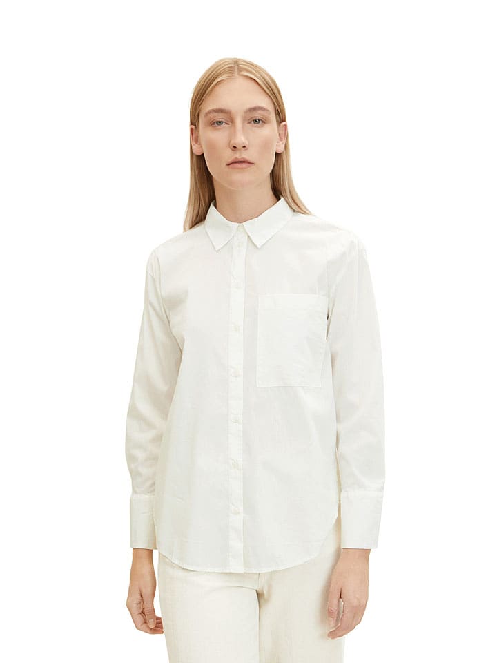 Tom Tailor Hemd in Creme - 46