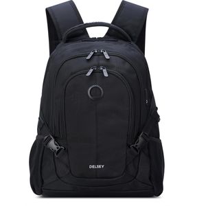 Delsey-Paris Rucksack Element Navigator, 47 cm, mit Laptopfach, schwarz, Polyester, 29 Liter