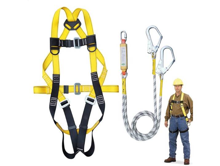 Ceinture de sécurité pour le travail aérien, harnais complet à cinq points, corde de sécurité pour l'entraînement d'escalade en plein air, équipement de Protection de la Construction