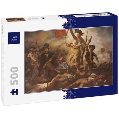 Lais Puzzle Eugène Ferdinand Victor Delacroix - Die Freiheit führt das Volk an 500 Teile