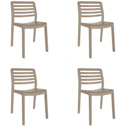 Stühle Wind garbar Kunststoff Beige (4er Set)