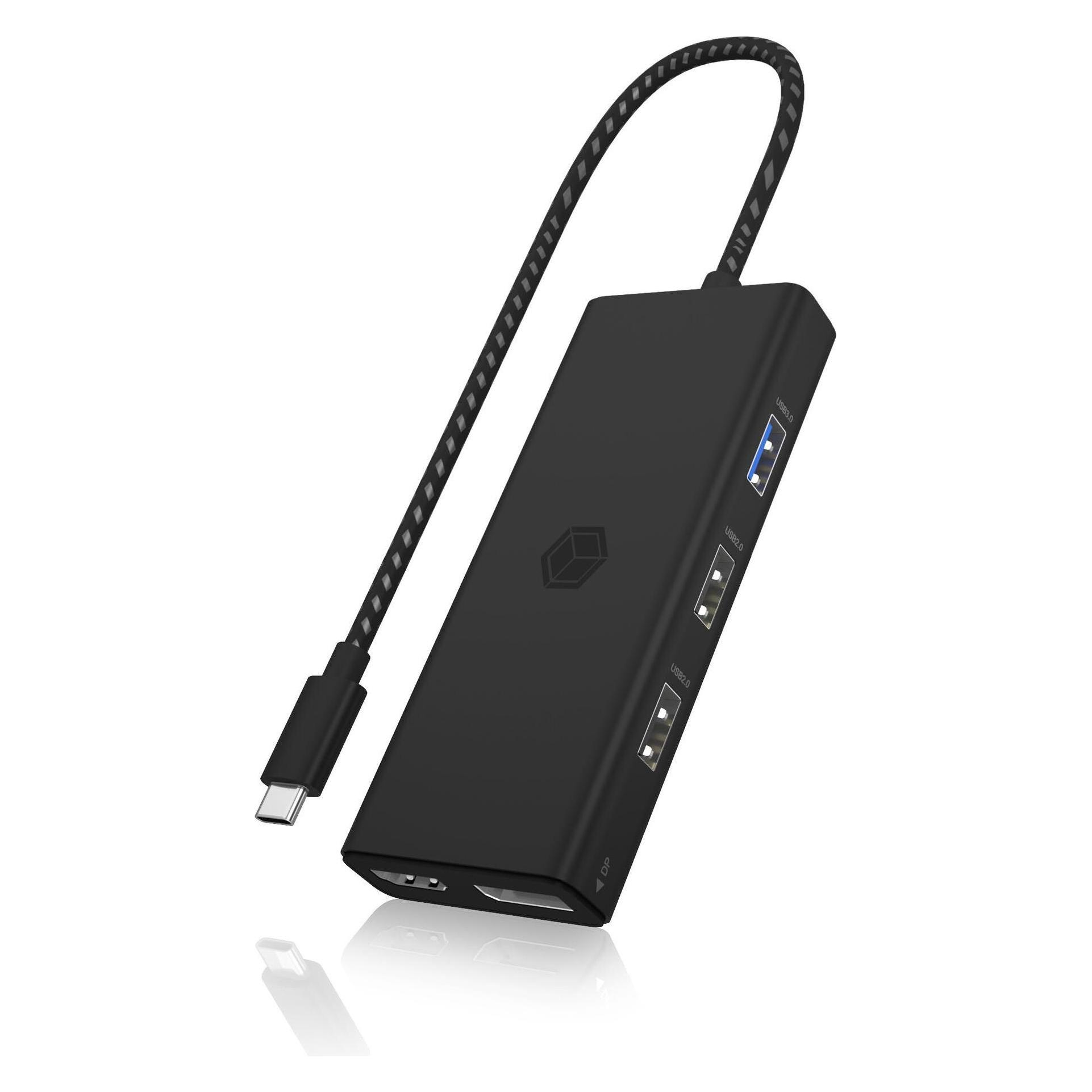 Icy Box IB-DK4011-CPD (USB-C, 9 Ports) (60999)